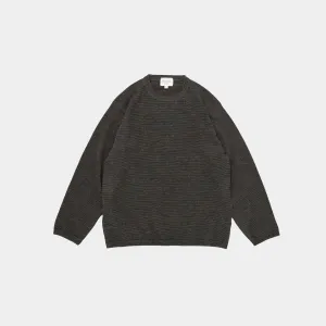 14G Striped Sweater | Mocha/Black