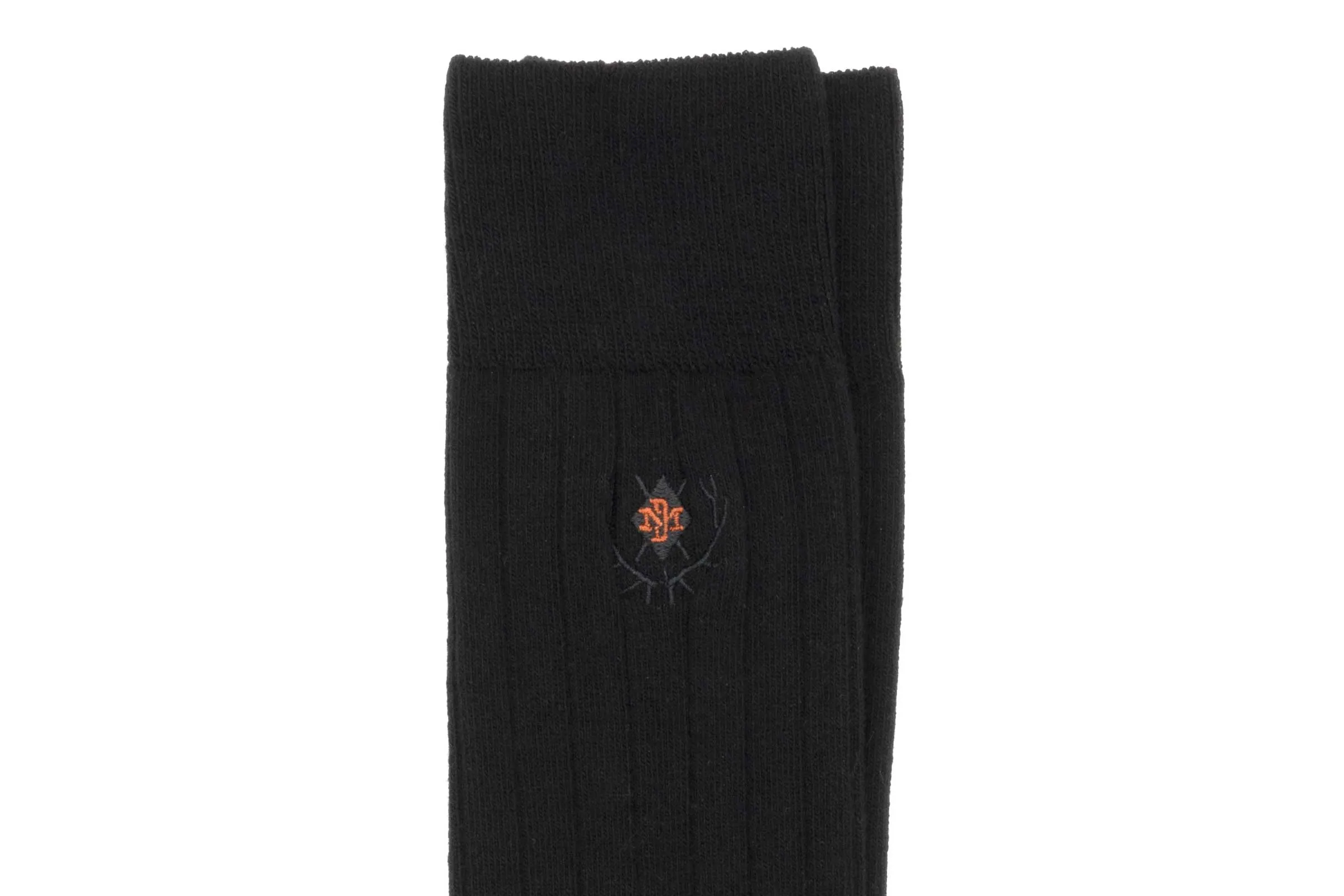 All Season Country Classic Meino Wool and Pima Cotton Socks - Black