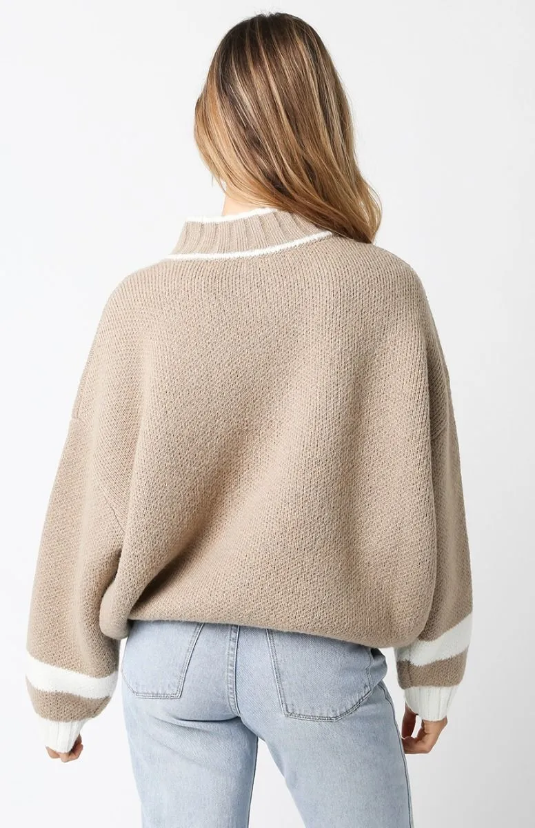 Audrey Half Zipper Sweater