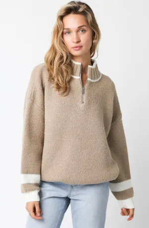 Audrey Half Zipper Sweater