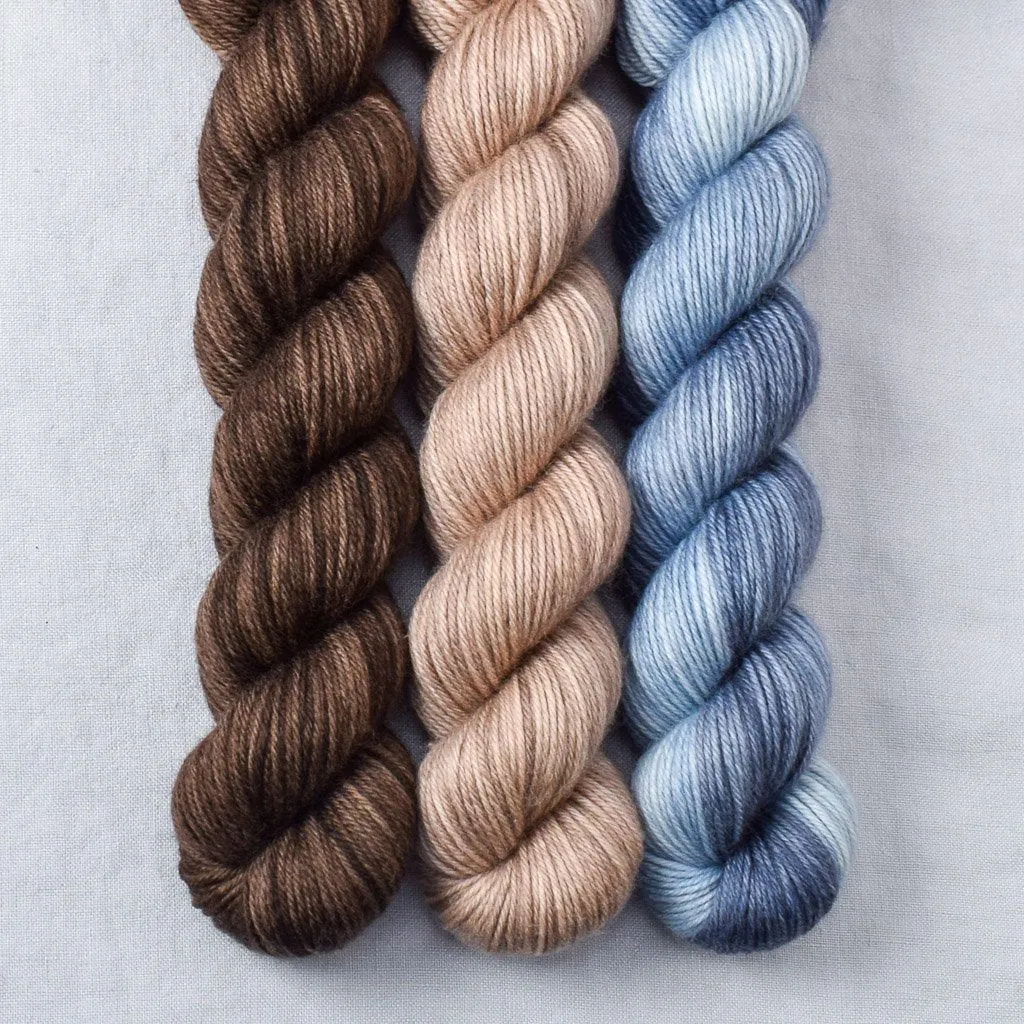 Baird's Whale, Bruin, Parchment - Yowza Mini Trio - Babette