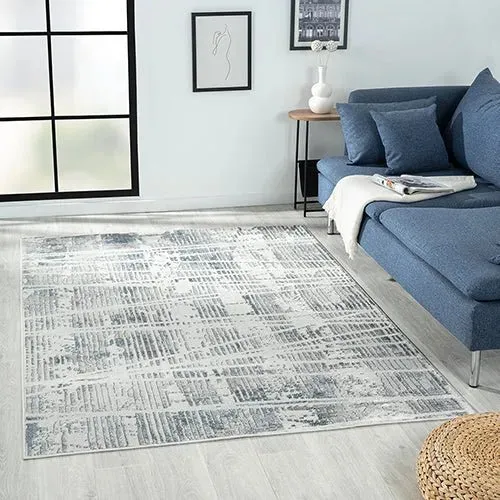 Calgary 82277BLE Blue/Beige Rug