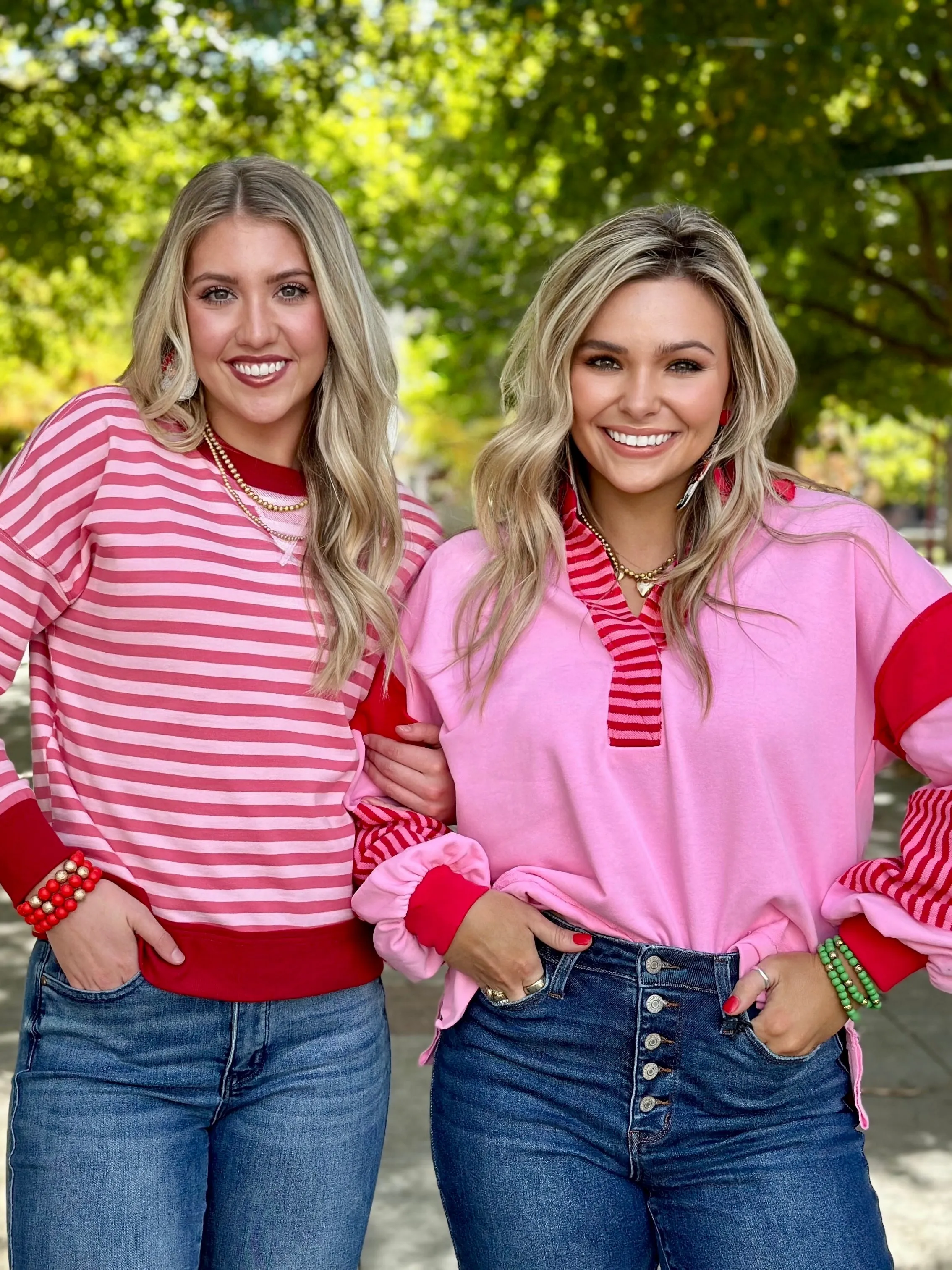 Candy Cane Striped Top