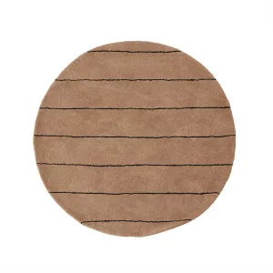 Circle Rug - Striped - Choko