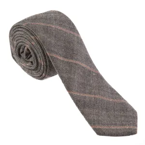 Clay & Stone Micro Herringbone Necktie