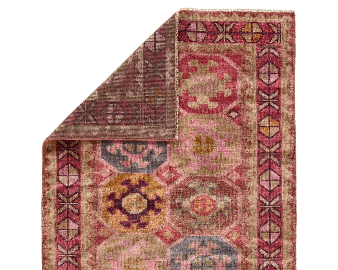 Coredora CRD03 Zetta Pink/Cream Rug