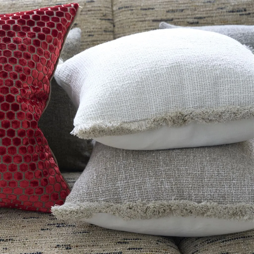 Designers Guild Charroux Chalk Boucle Decorative Pillow