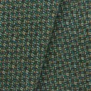 Dorr Mill ~ #6717 Brown, Teal, Light Blue & Black Honeycomb