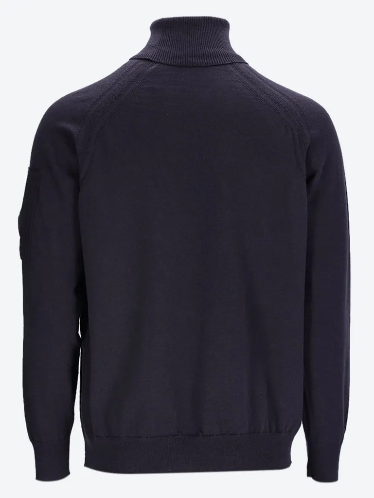 Extra fine Merino wool roll neck sweater