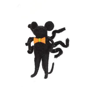 Felt Mouse in Halloween Costume - Spider