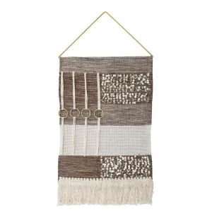 Gray Woven Wall Hanging