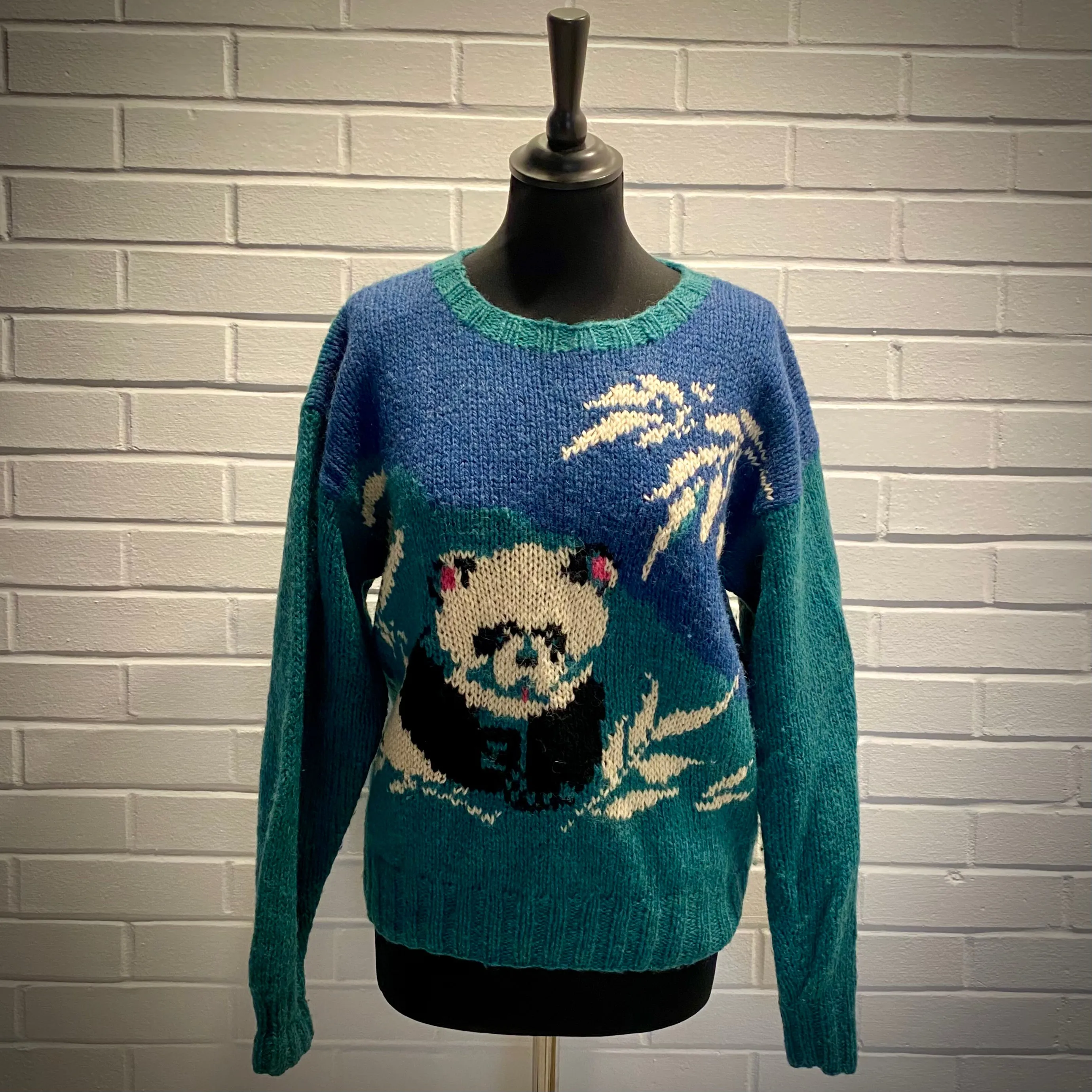 Late 70s/ Early 80s Woolrich Wool Panda Sweater