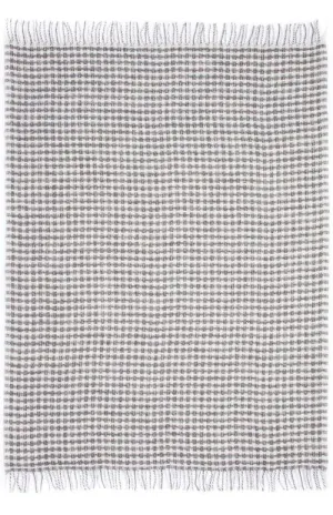 Léttlopi Wool Blanket - Grey and White