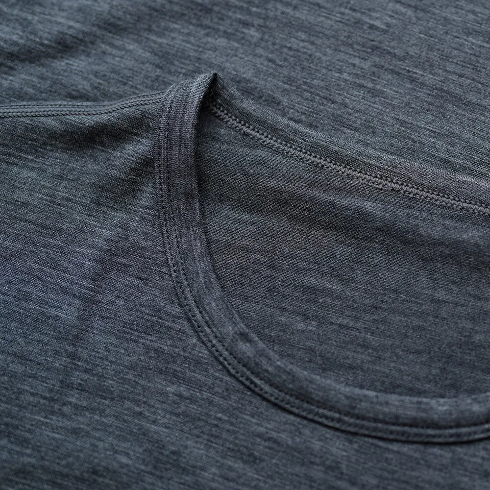 Mens Merino Blend 160 PJ T-Shirt (Smoke Melange)