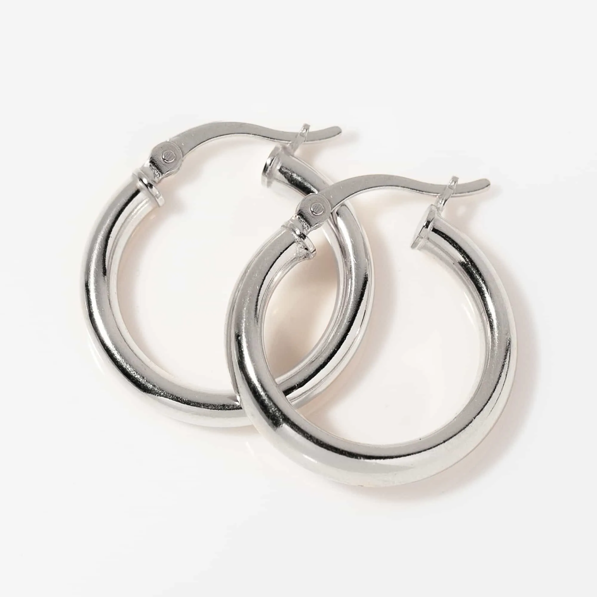 Midi Thick Hoop Earrings