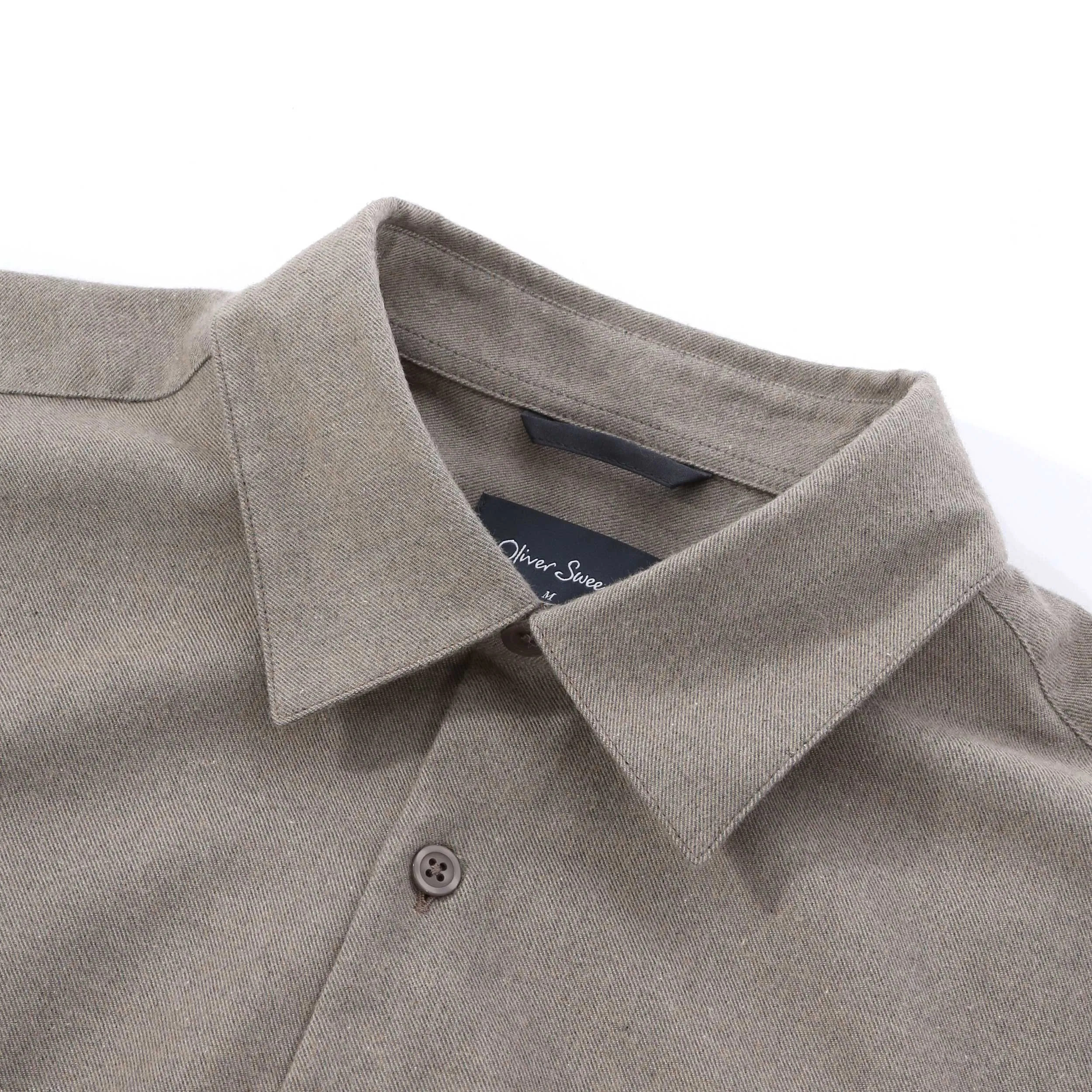 Oliver Sweeney Hawkesworth Shirt in Taupe