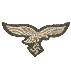 Original German WWII Luftwaffe Machine Embroidered Breast Eagle