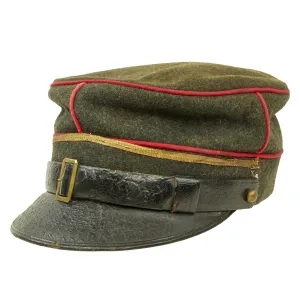 Original Swiss WWI Artillery Kepi Visor Hat