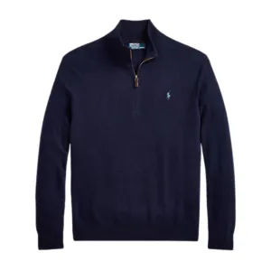 Polo Ralph Lauren Navy Quarter Zip Knit