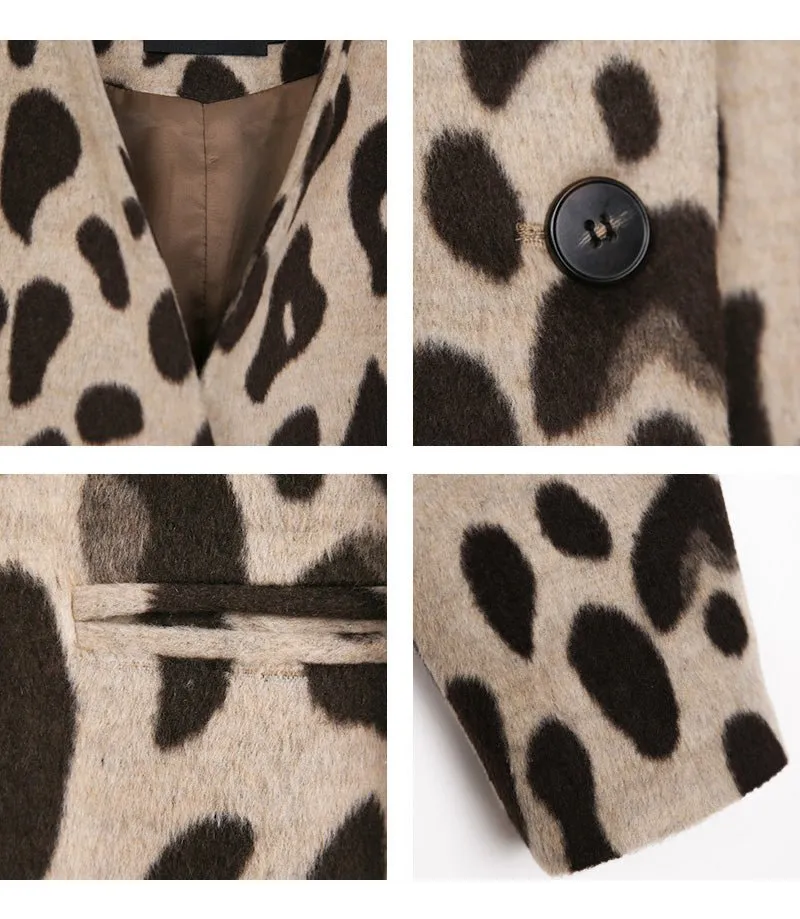 Pre Order:  Leopard Blazer