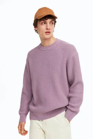 Relaxed Fit Rib-knit Sweater