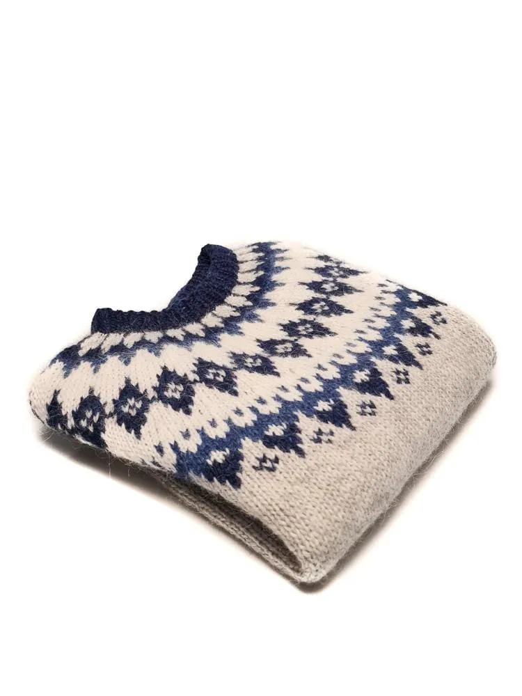 Seifur - Icelandic Sweater - Ash/Blue