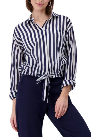 STRIPE BLOUSE - 408845MNR