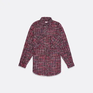 UNISEX OVERSIZED TWEED SHIRT