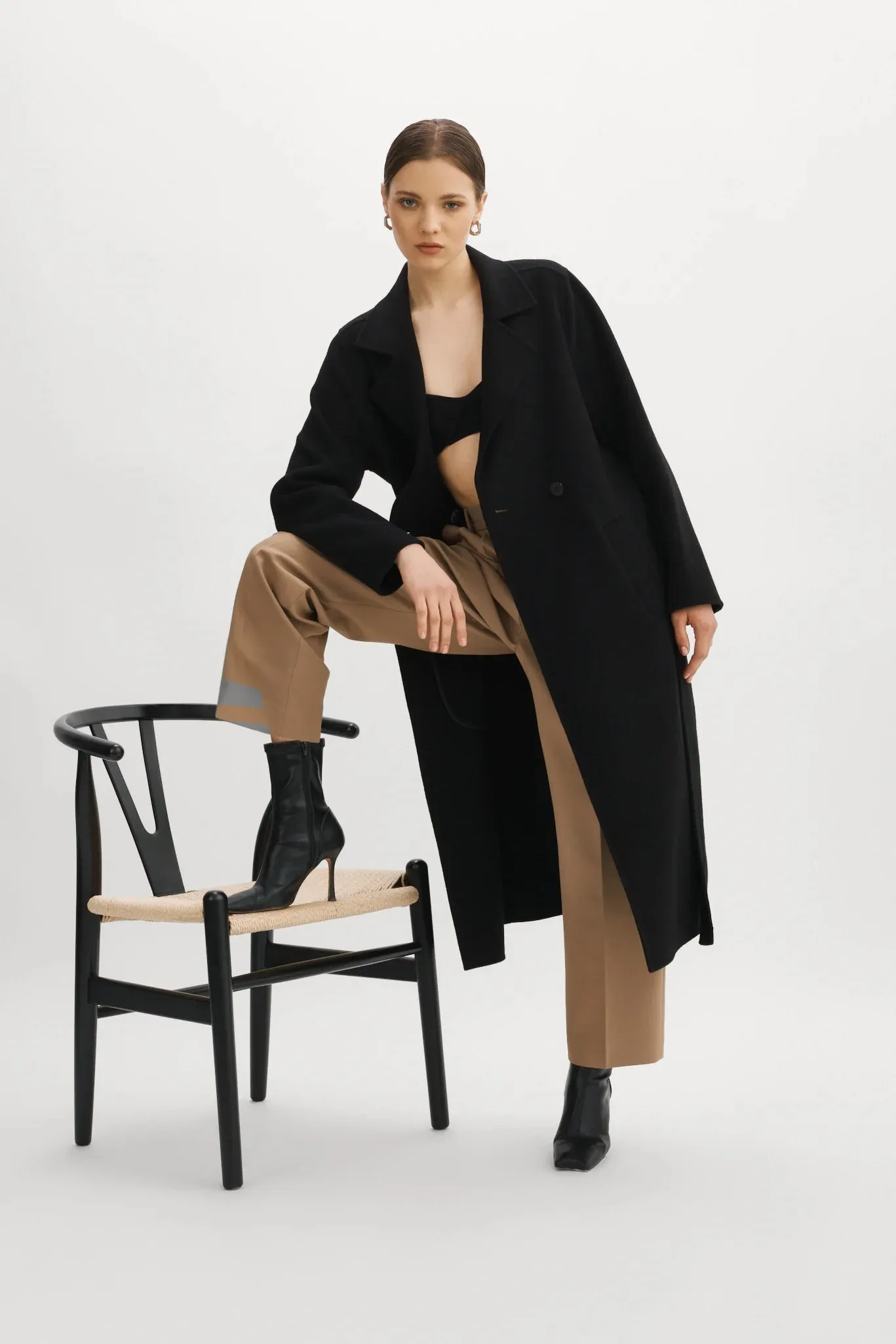 Vanessa Wool Coat | Black