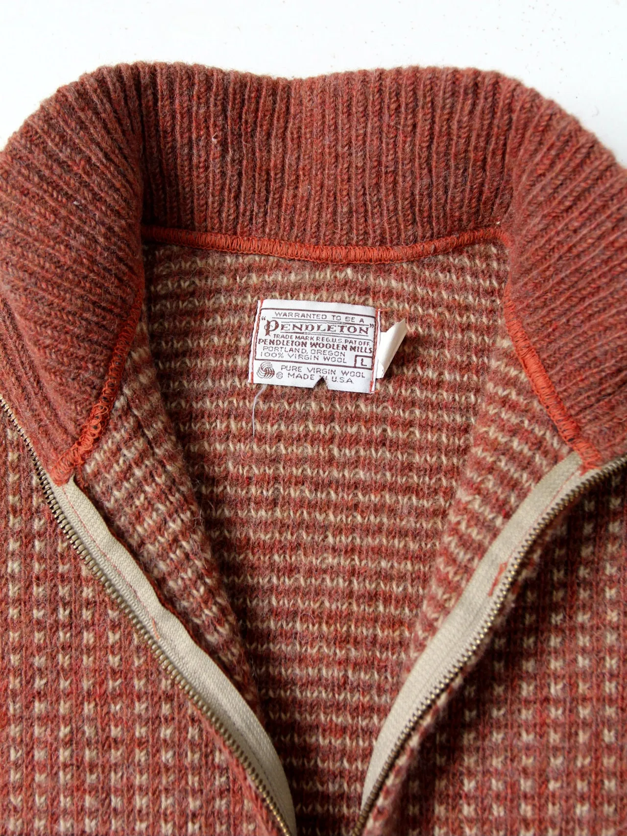 vintage Pendleton wool cardigan sweater