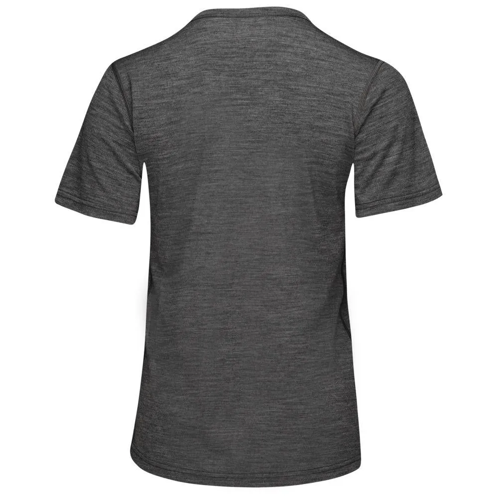 Womens Merino 150 Mountains Tee (Smoke)