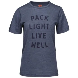 Womens Merino 150 Pack Light Tee (Denim)