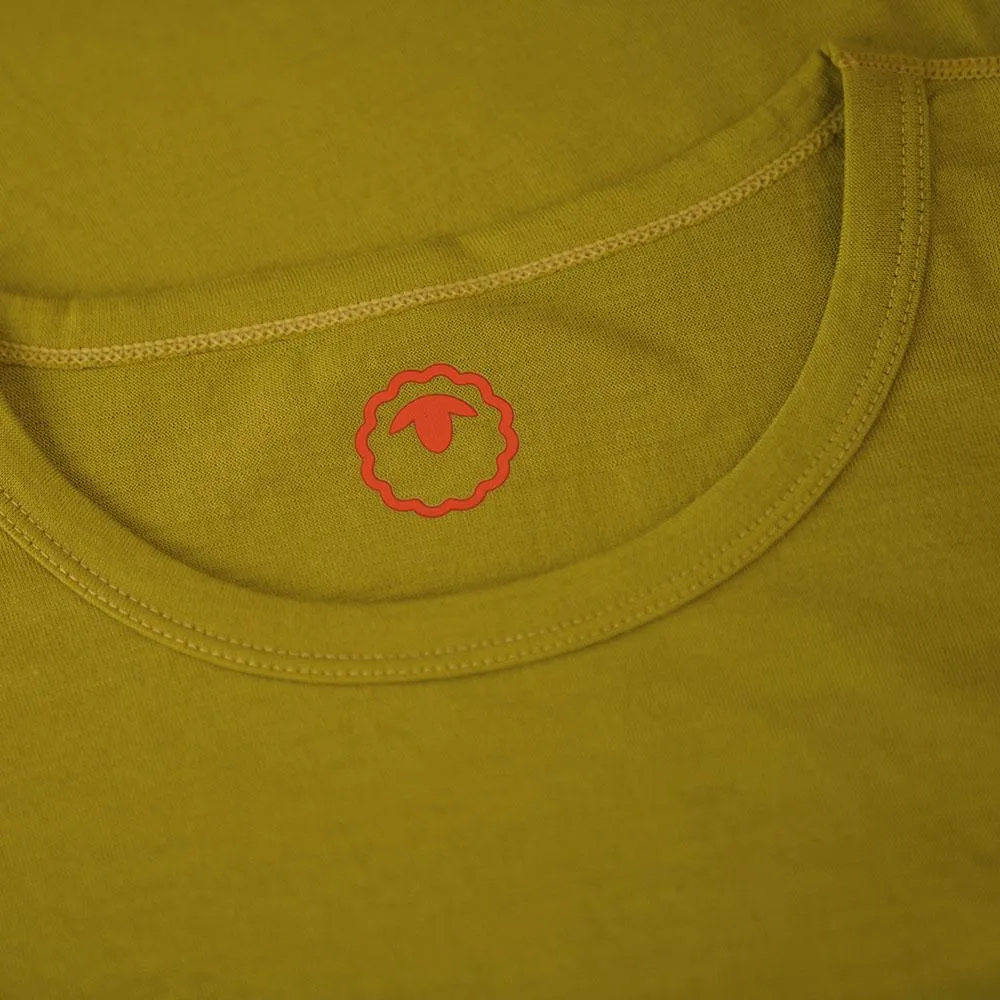 Womens Merino 150 Sheep Tee (Lime)